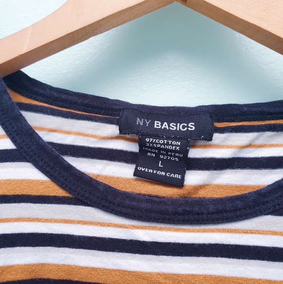 NY&C Striped Soft Tee - Picture 2 of 3